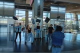 Touchdown at San Diego’s airport: Percussive dance efficiency impressed by the passengers